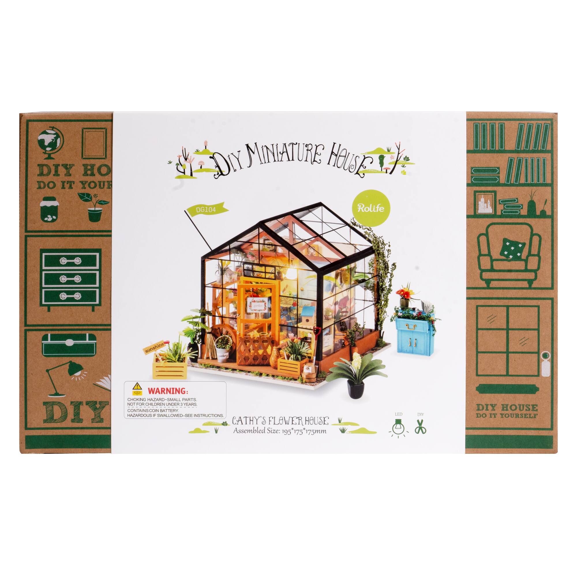 Rolife® Cathy's Flower House DIY Miniature House Kit